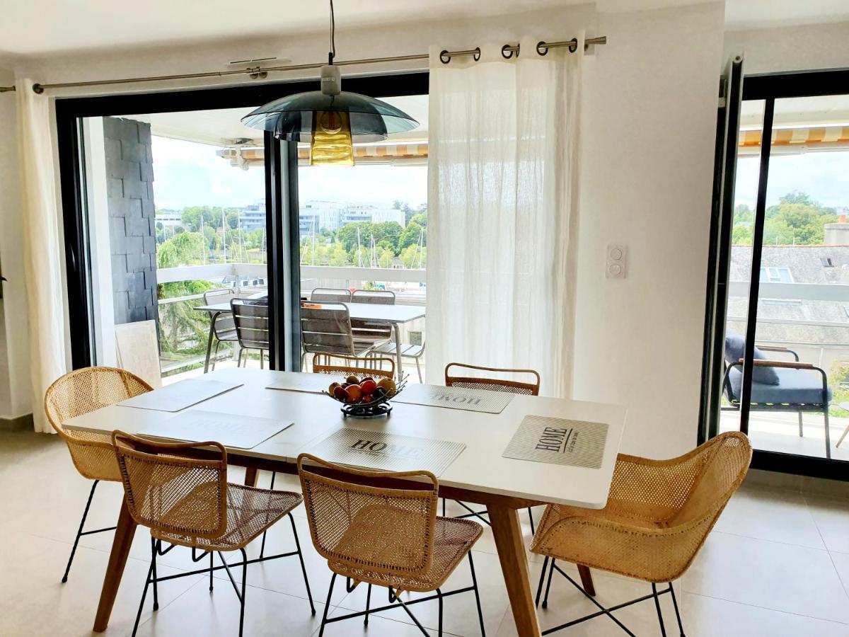 Grand Appartement De Standing Avec Terrasse Vue Port Au Centre De Vannes Exterior photo